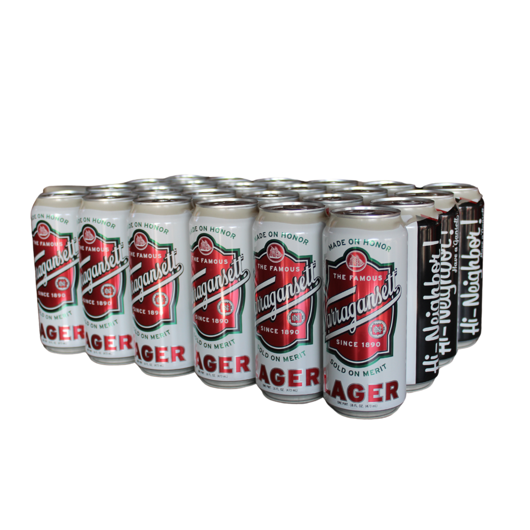 Share a 'Gansett: Lager 24 Cans!