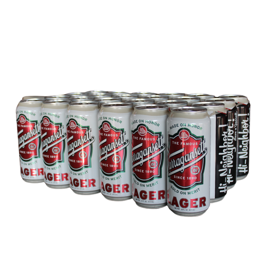 Share a 'Gansett: Lager 24 Cans!